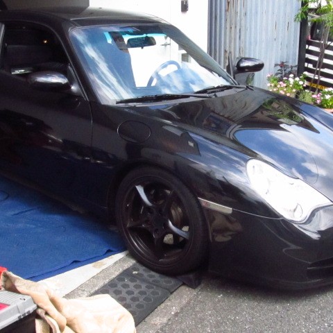 ポルシェ 911 996型タルガ バックカメラ 東京都大田区 出張取付サムネイル